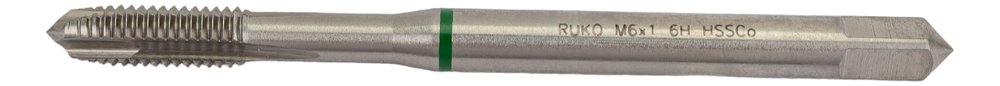 Машинный метчик Ruko М 6 Шаг 1.0 мм HSSE-Co5 232060E