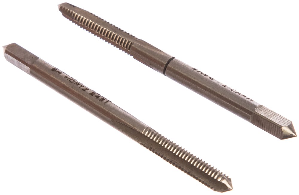 Метчик М 4x0,7 м/р комплект 2 шт. Р6М5 HORTZ 203857