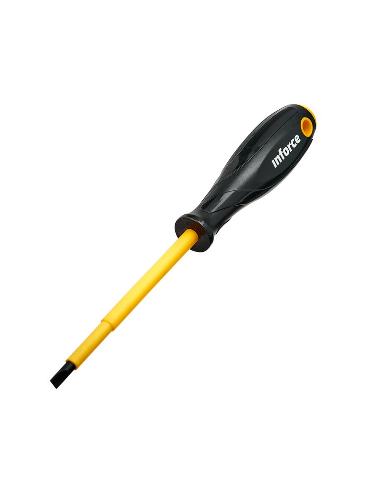 Диэлектрическая отвертка SL5,5х125мм Inforce 06-09-79