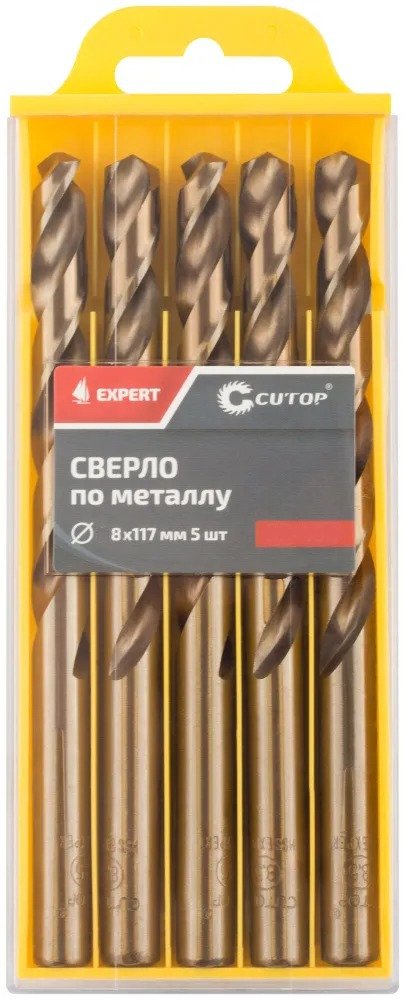 Сверло по металлу EXPERT 5 шт, 8x117 мм CUTOP 53-489