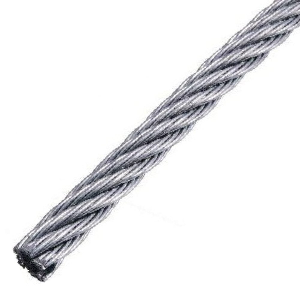 Стальной трос Rizzel DIN 3055, 12 мм, оцинкованный, 50м 00000320732