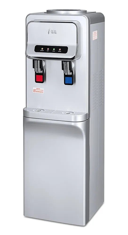 Напольный кулер ECOTRONIC V32-LCE silver электронное охлаждение 12497