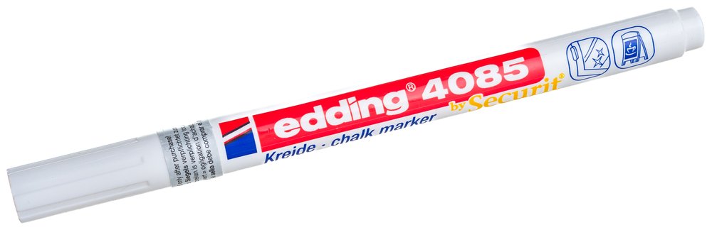 Меловой маркер Edding 4085 белый, 1-2 мм 1284935