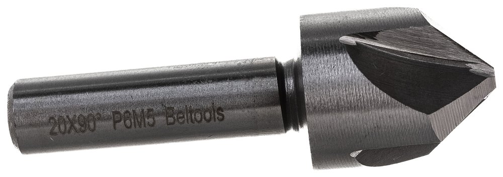 Зенковка 20 90 гр. Р6М5 Z-4 ц/хв хвостовик 10 мм Beltools ri.109.92