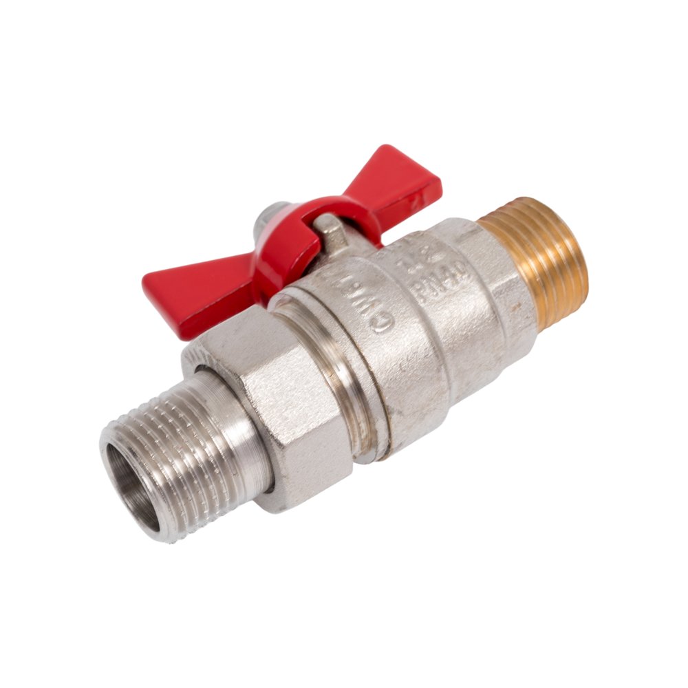 Шаровой кран VALTEC BASE с полусгоном 1/2 нар.-нар. VT.226.N.04