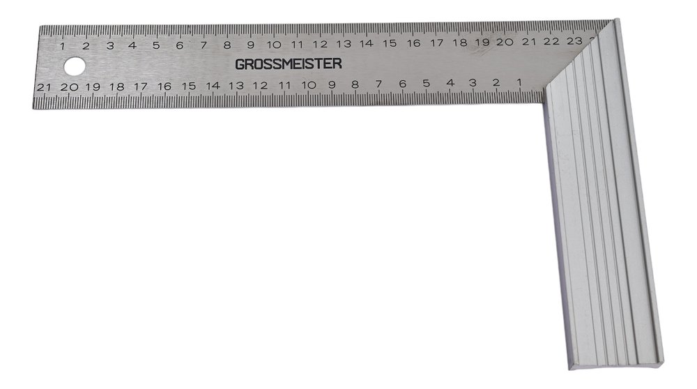 Столярный угольник GROSSMEISTER PRO 250 мм 009019001