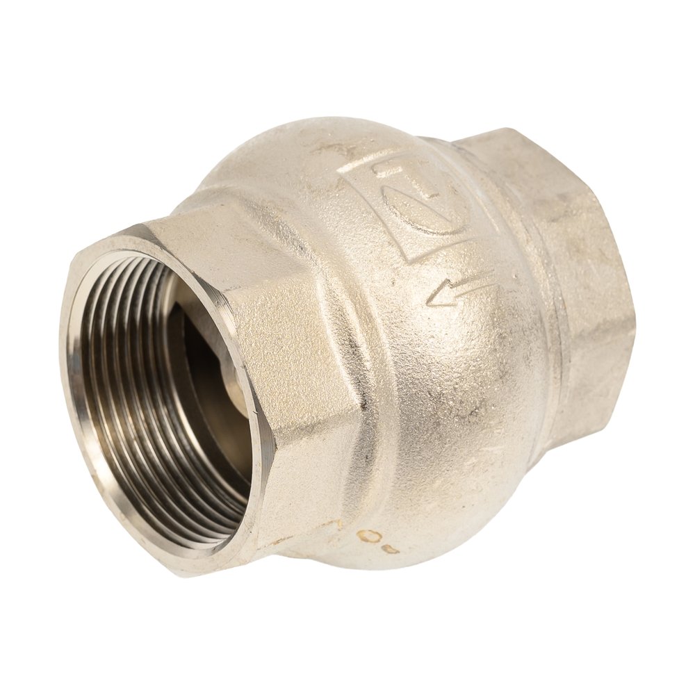 Обратный клапан VALTEC 1 1/2, латунный золотник VT.151.N.08