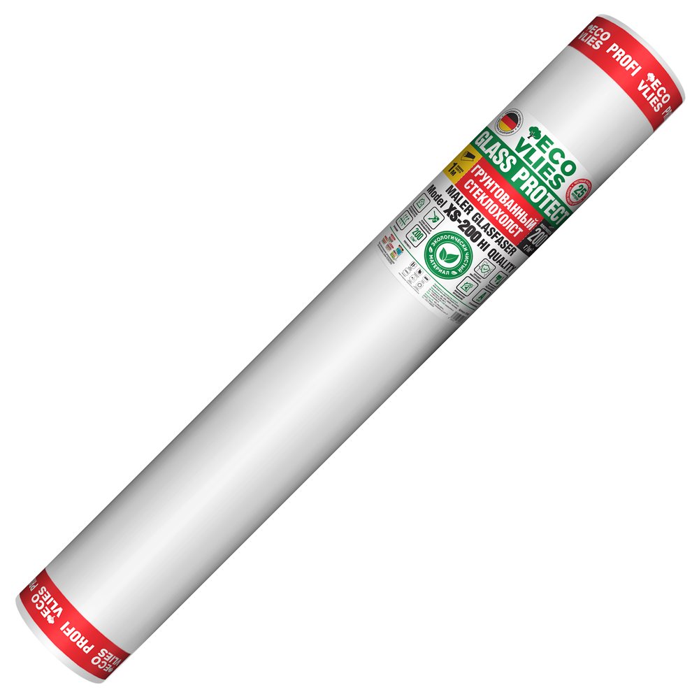 Малярный стеклохолст Ecovlies Glass Protect XS200 грунтованный 'Паутинка' 25100