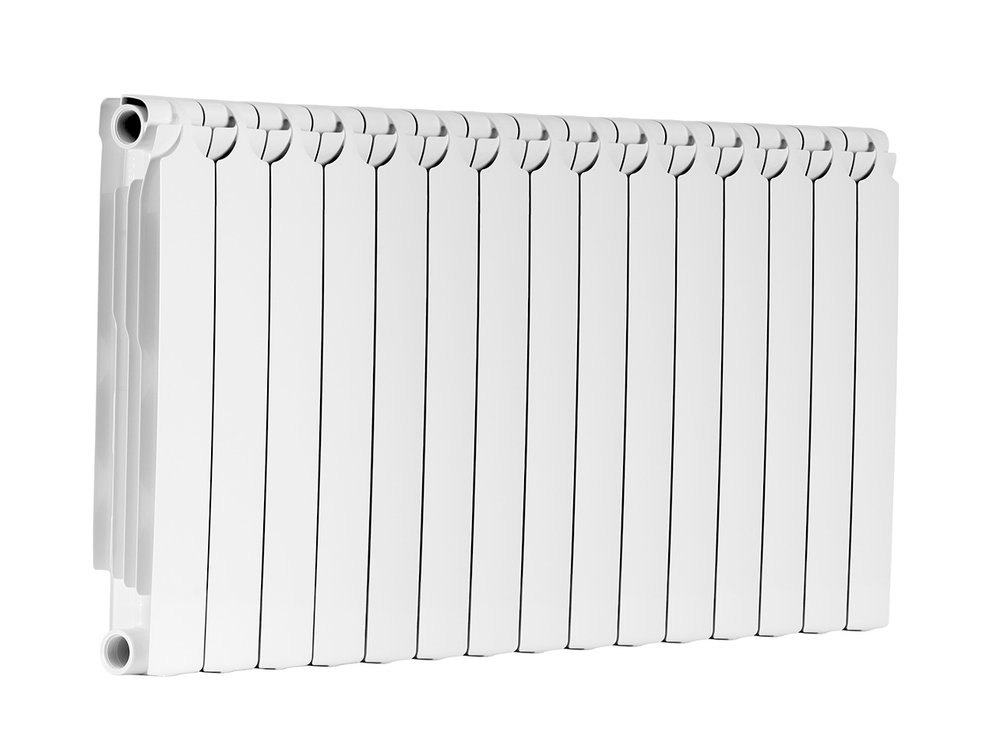 Биметаллический радиатор Теплоприбор, 15 секций, обогрев 28,5 м², BR1-500/15