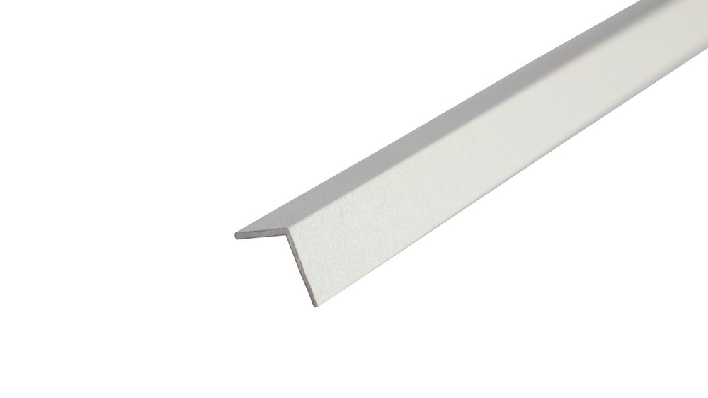 Алюминиевый уголок ПилотПро 25x25x1,2, 2.7 м, белый муар арт 19986