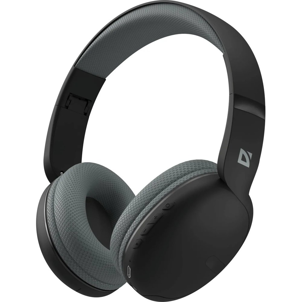 Наушники Defender FreeMotion B480 черный, микрофон, Bluetooth