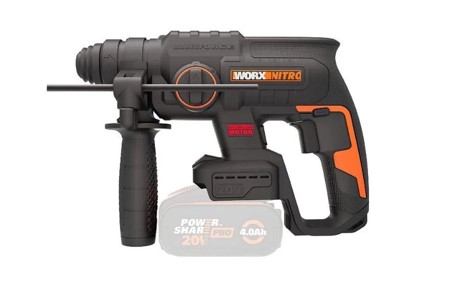 Аккумуляторный бесщеточный перфоратор WORX 20В, без АКБ и ЗУ, коробка WX381.9