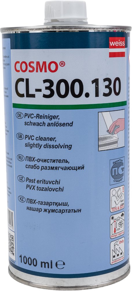 Очиститель для ПВХ COSMOFEN слаборастворяющий № 10, 1 л CL-300.130_R