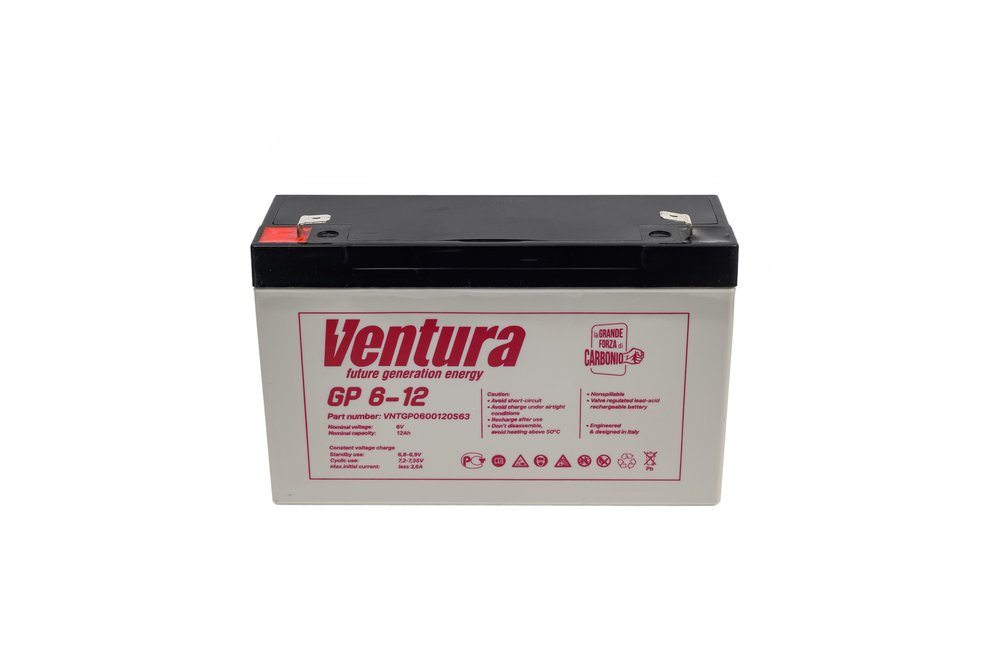 Аккумуляторная батарея 6 В, 12.1 А*ч Ventura GP 6-12