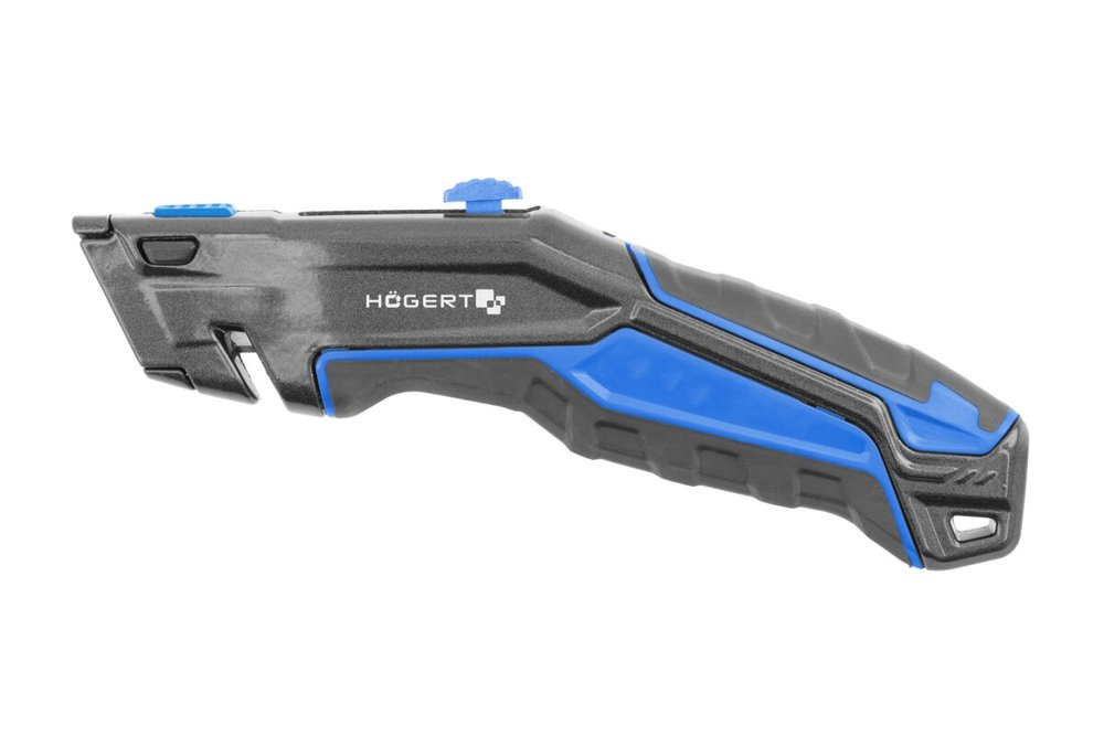 Нож HOEGERT TECHNIK с трапециевидным лезвием, в комплекте 3 запасных лезвия HT4C641