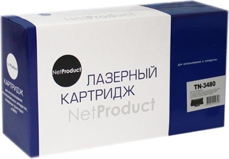 Тонер-картридж Netproduct TN-3480 для Brother HL-L5000D/5100DN/5200DW, 8K N-TN-3480