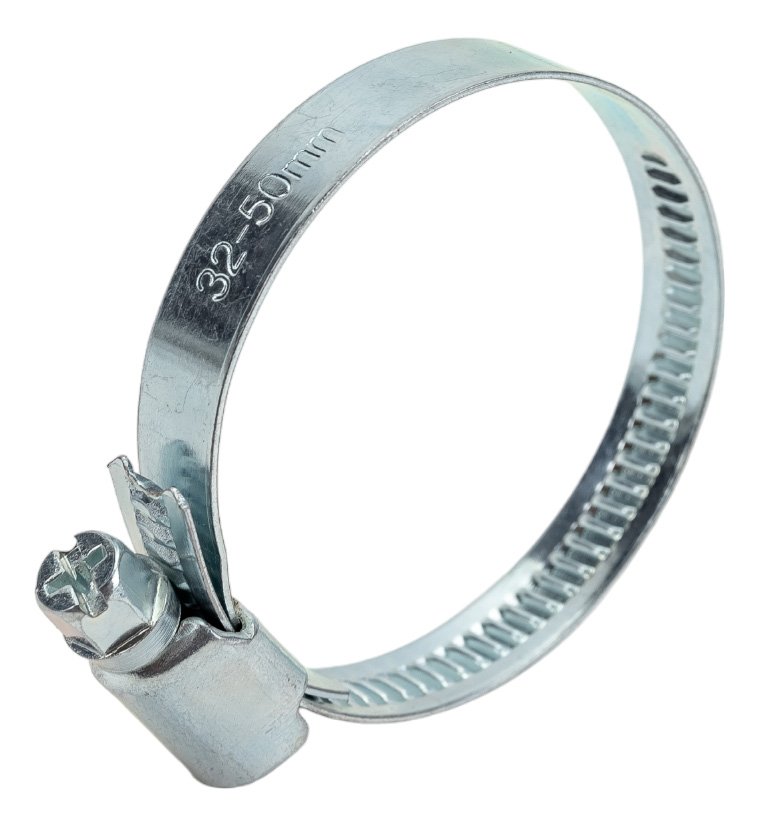 Червячный хомут оцинк Gigant 32-50 мм/9 W1, 25 шт G/1/33