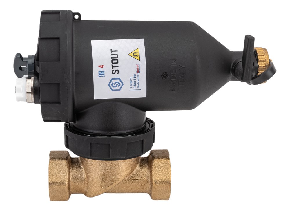 Шламоотделитель с магнитом и циклонным фильтром STOUT Sfw-0073-000025 1' вн RG0091HNTRM2AT