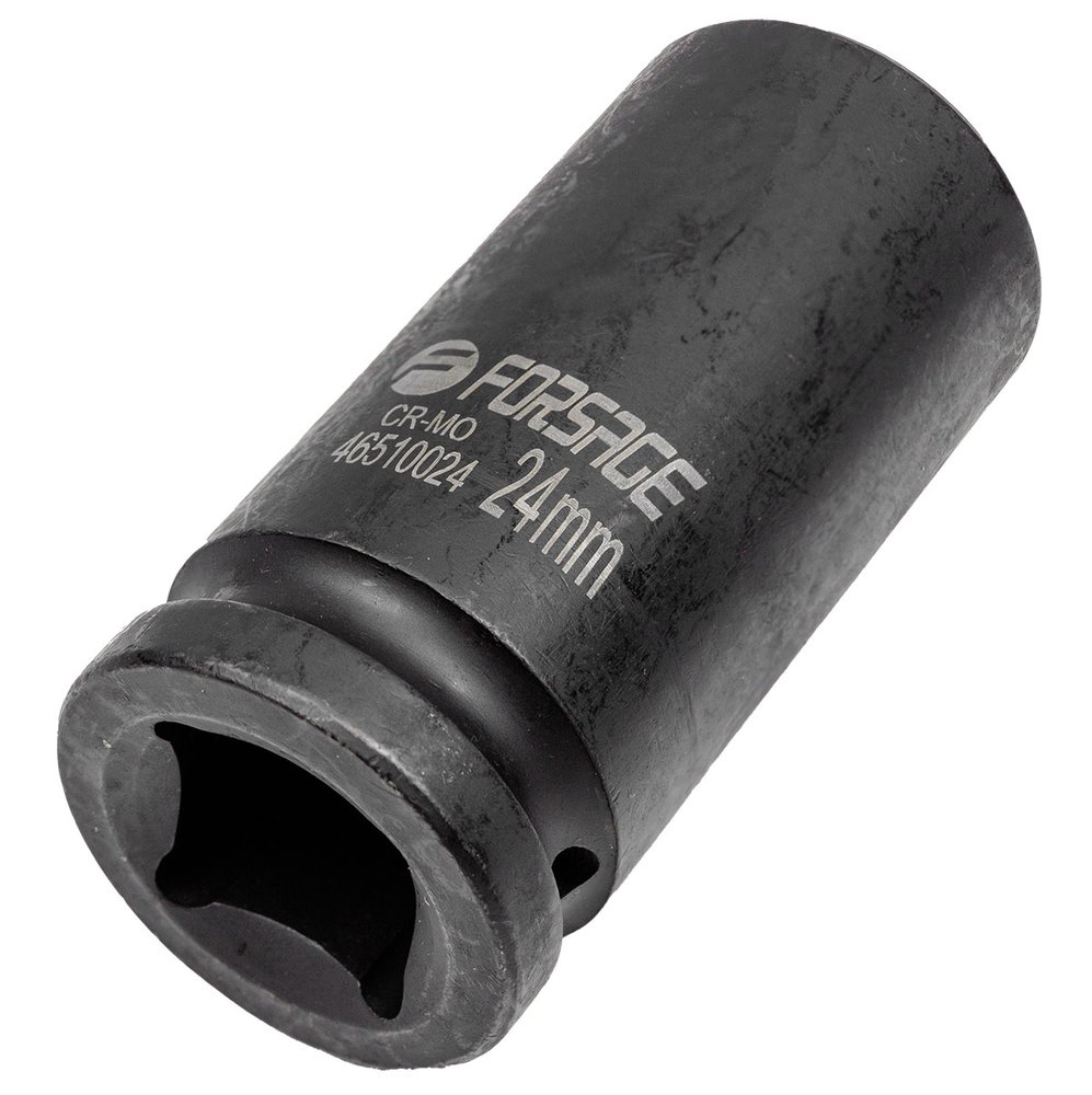 Головка ударная глубокая 24 мм, 3/4', 6 - гранная, Forsage F-46510024(6948)