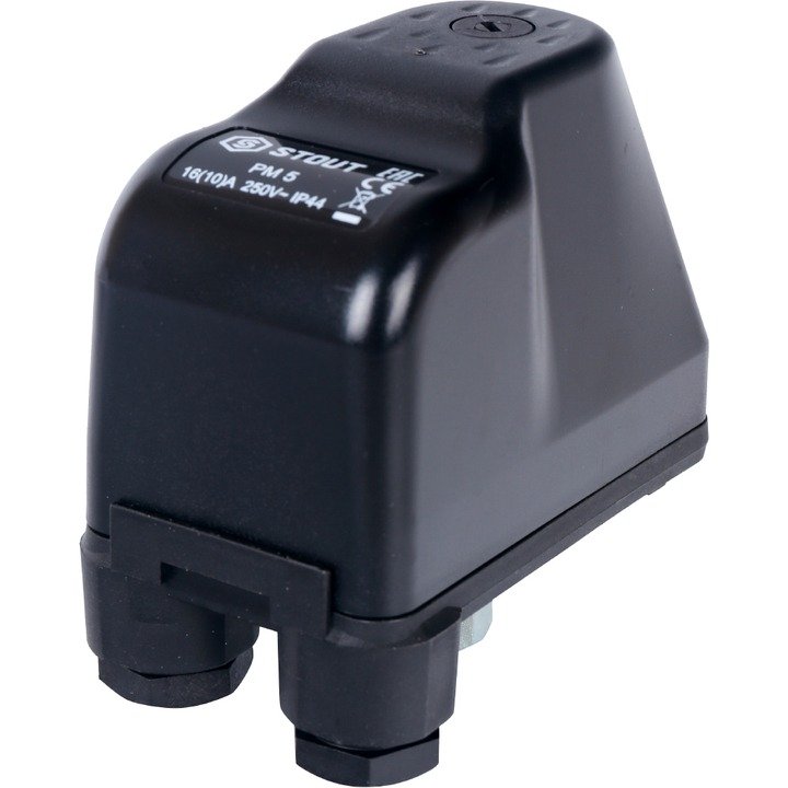 Реле давления для водоснабжения PM5G (1-5 бар, 1/4') STOUT SCS-0001-000005 RG008TMQ94FLLI