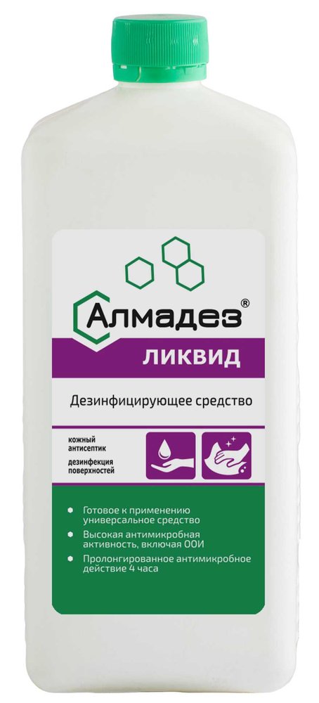 Антисептик для рук АЛМАДЕЗ Ликвид 1 л крышка АЛЛ-530