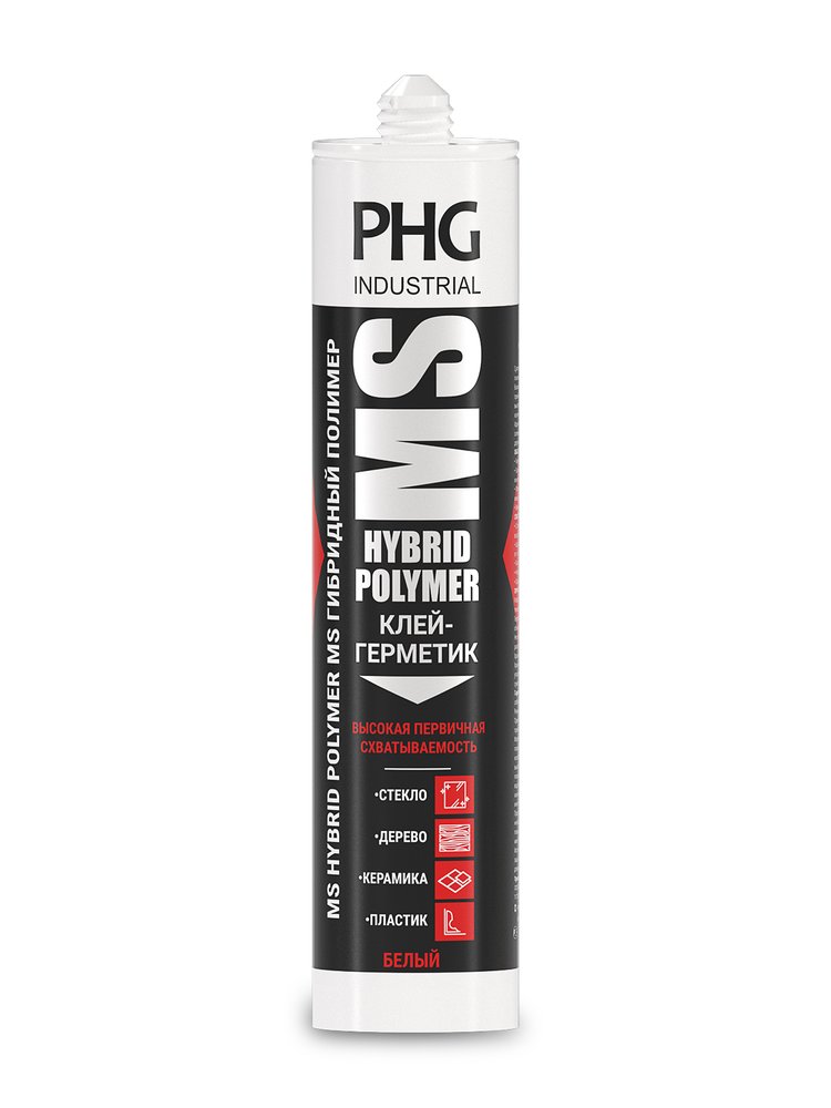 Клей герметик PHG Industrial MS STRONG FIX белый 300 мл 448761