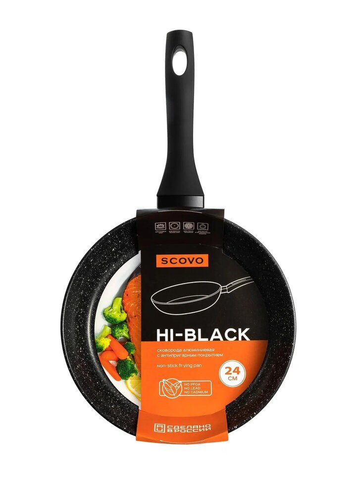 Сковорода SCOVO Hi-Black d 240 HB-003