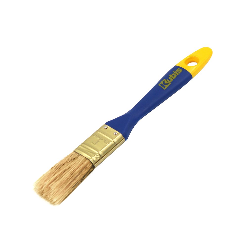 Кисть плоская KUBIS 25х44х12 мм, MultiPaint, натуральная щетина 04-00-1025