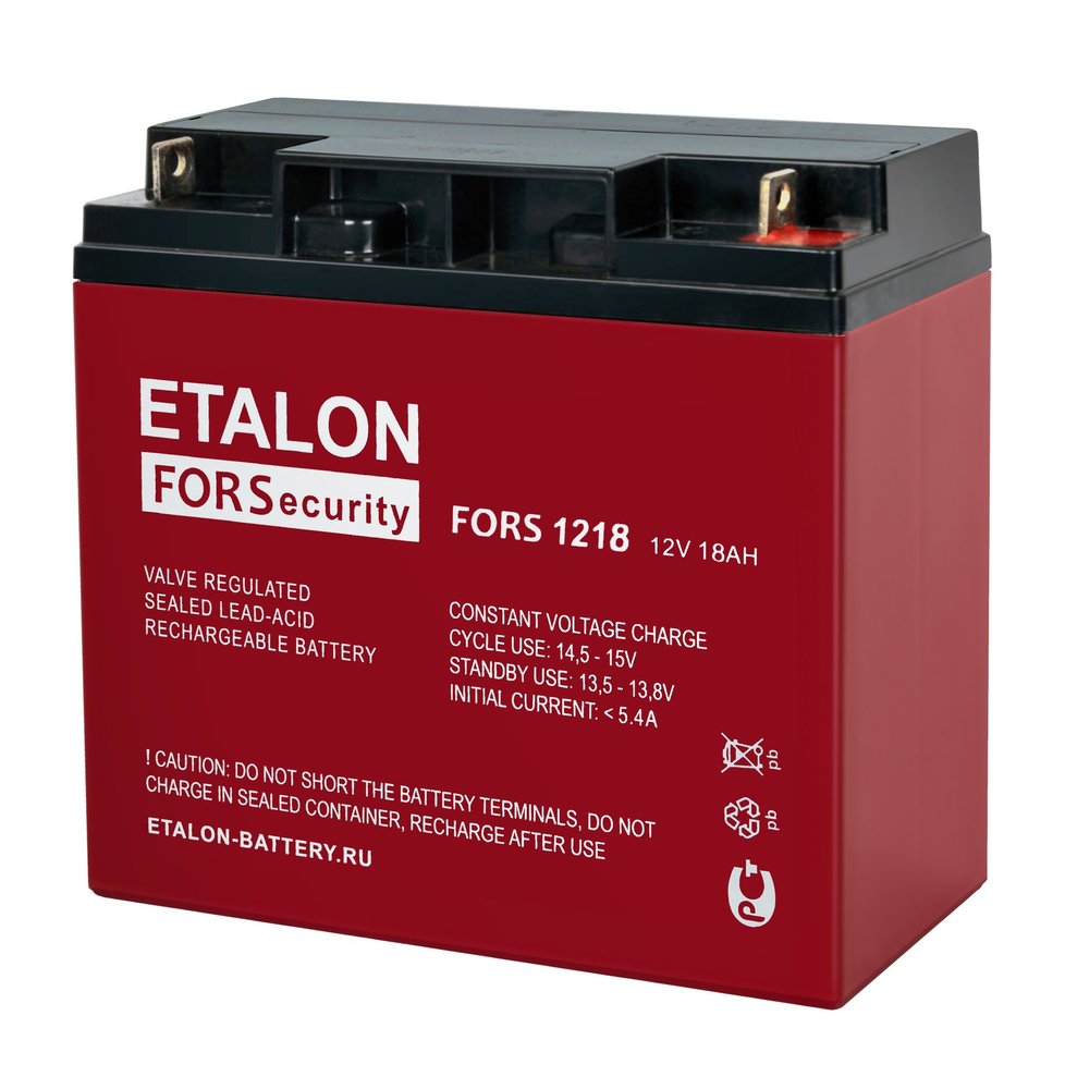 Аккумулятор премиум ETALON FORS 1218 (12 В, 18 Ач) Etalon Battery 00-00006434