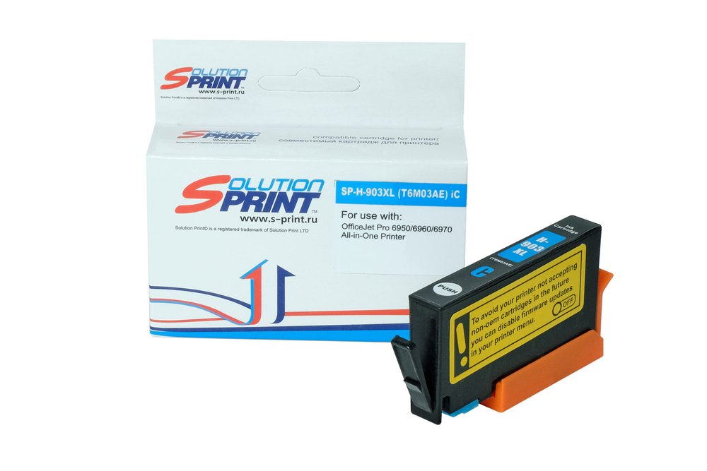 Картридж Solution print Solutionprint SP 903XL (T6M03AE) для HP, голубой 291670