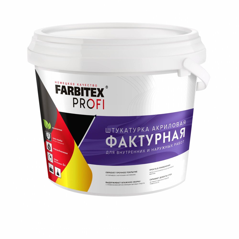 Фактурная штукатурка Farbitex 16 кг 4300009592