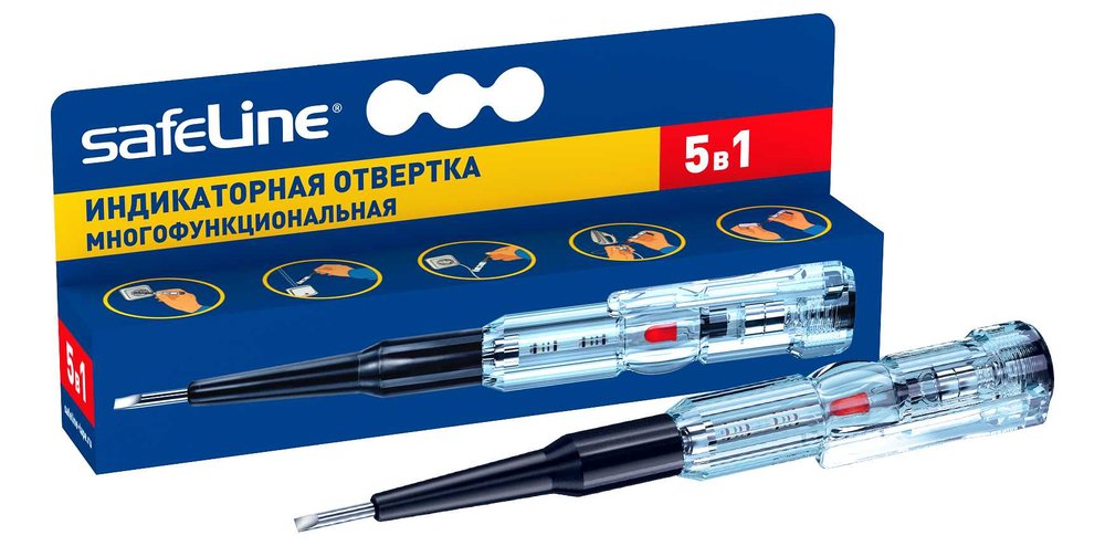 Индикаторная отвертка многофункциональная Safeline MS-18 11692
