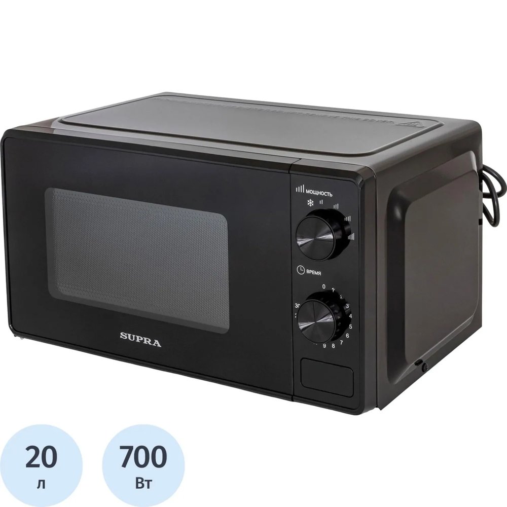 Микроволновая печь SUPRA 20MB28,20л,700вт,механичес