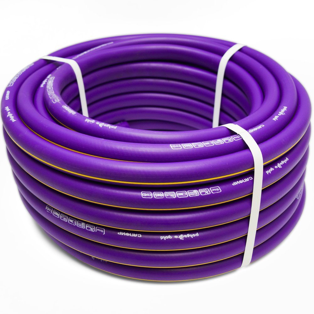 Резиновый шланг POLYAGRO Gold САПФИР ТЭП, 1/2', 15 м, армированный, трёхслойный, морозостойкий 7559415