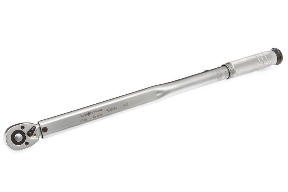 Динамометрический ключ Дело Техники 3/4', щелчковый, 70-350 Нм 690335