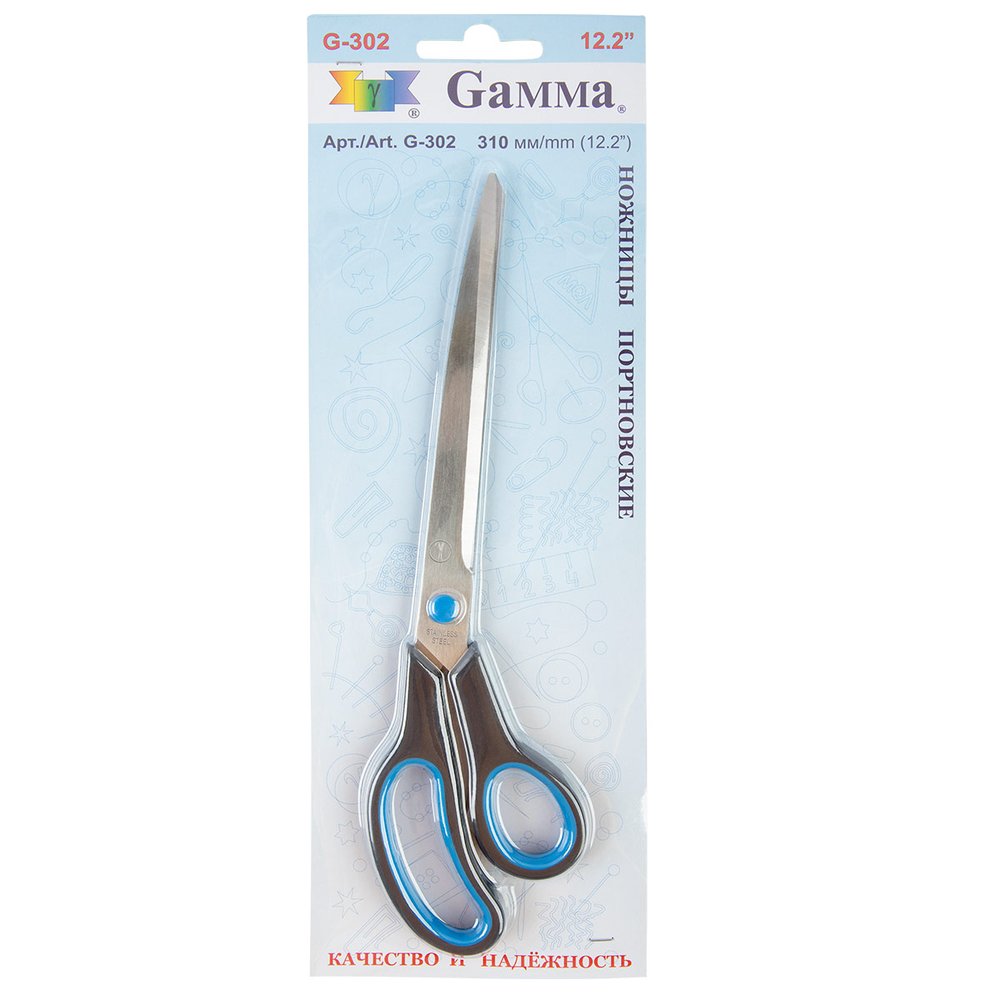 Ножницы Gamma G-302 портновские, в блистере, 310 мм 67487