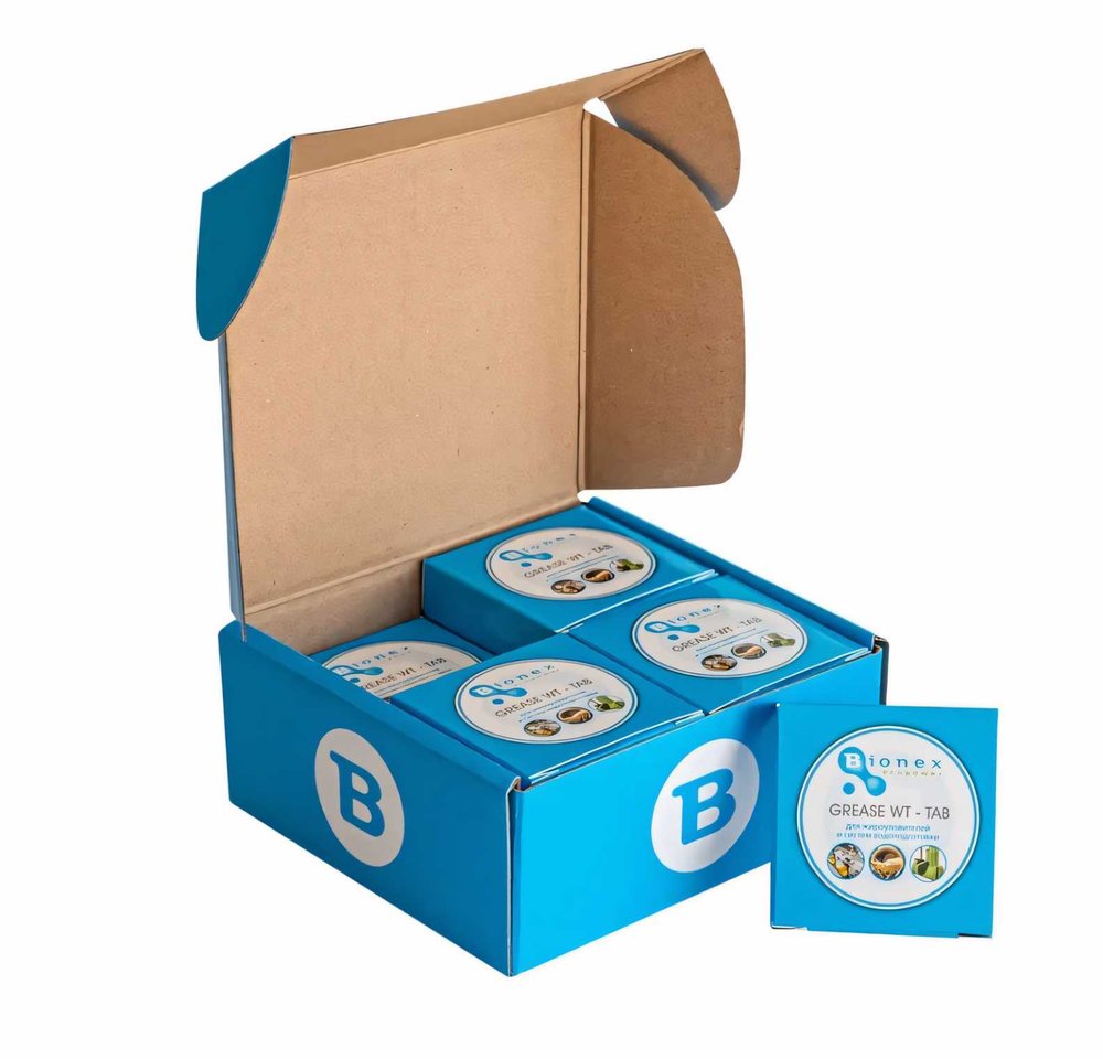 Таблетки для жироуловителя Bionex Grease WT Tab 12 шт WTTab 094