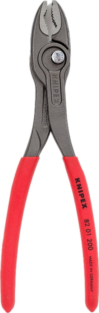 Захватные клещи Knipex TwinGrip, 4 - 22 мм, чернённые, длина 200 мм, обливные рукоятки, KN-8201200