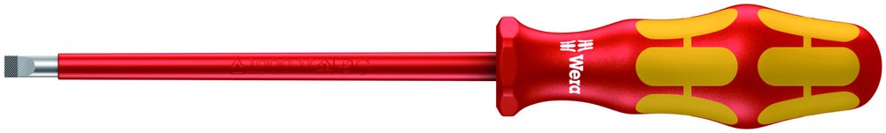Отвёртка диэлектрическая Wera, VDE, SL 0.4х2.5х80 мм, WE-006100
