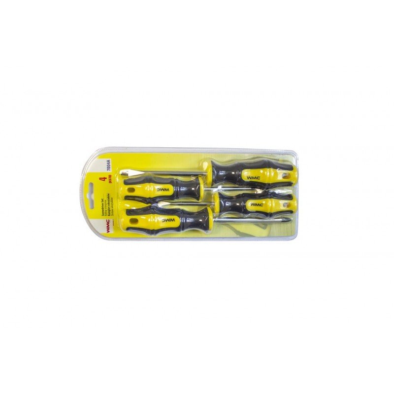 Набор отверток WMC TOOLS 4 пр, в блистере WMC-7004A(50008)