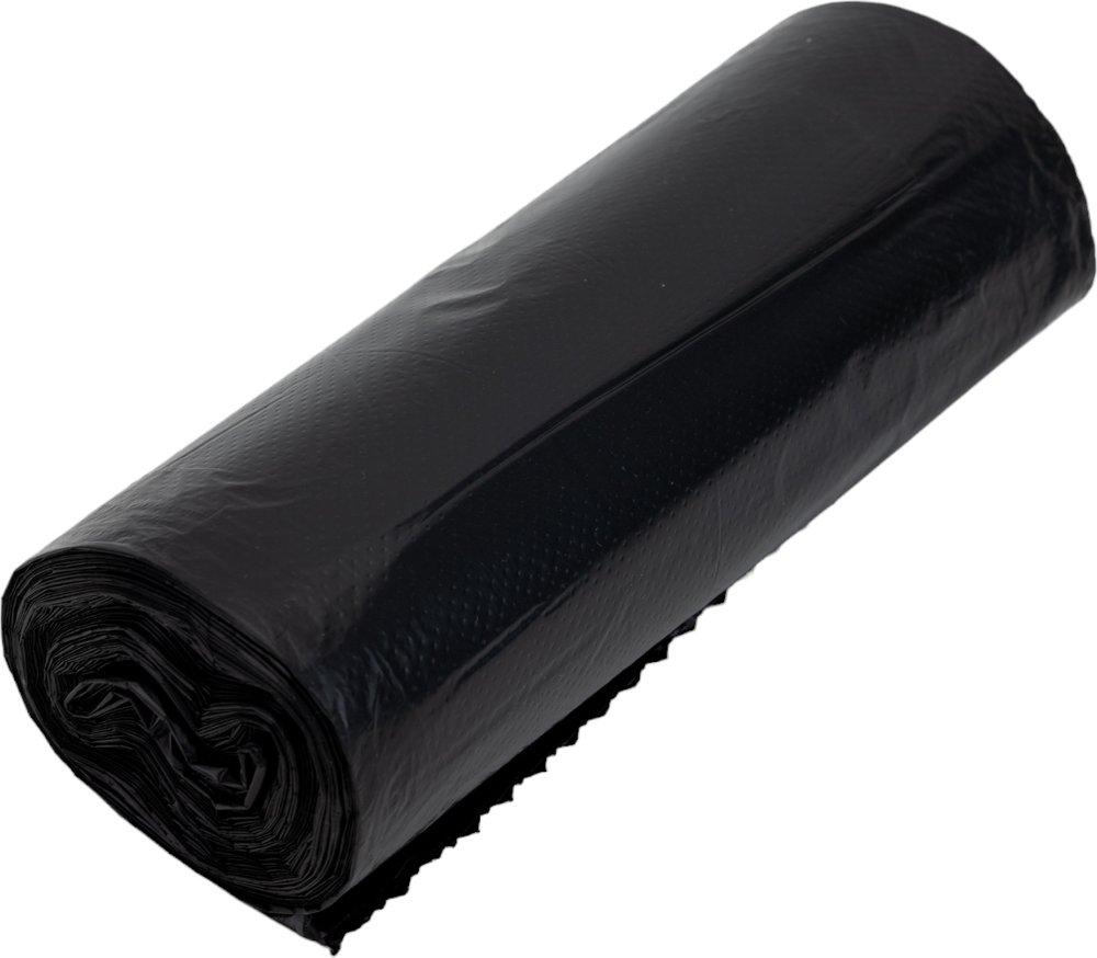 Пакеты для мусора ПНД 60x80 см, 60 л, черные, в рулоне 20 шт. Optiline 23-1054
