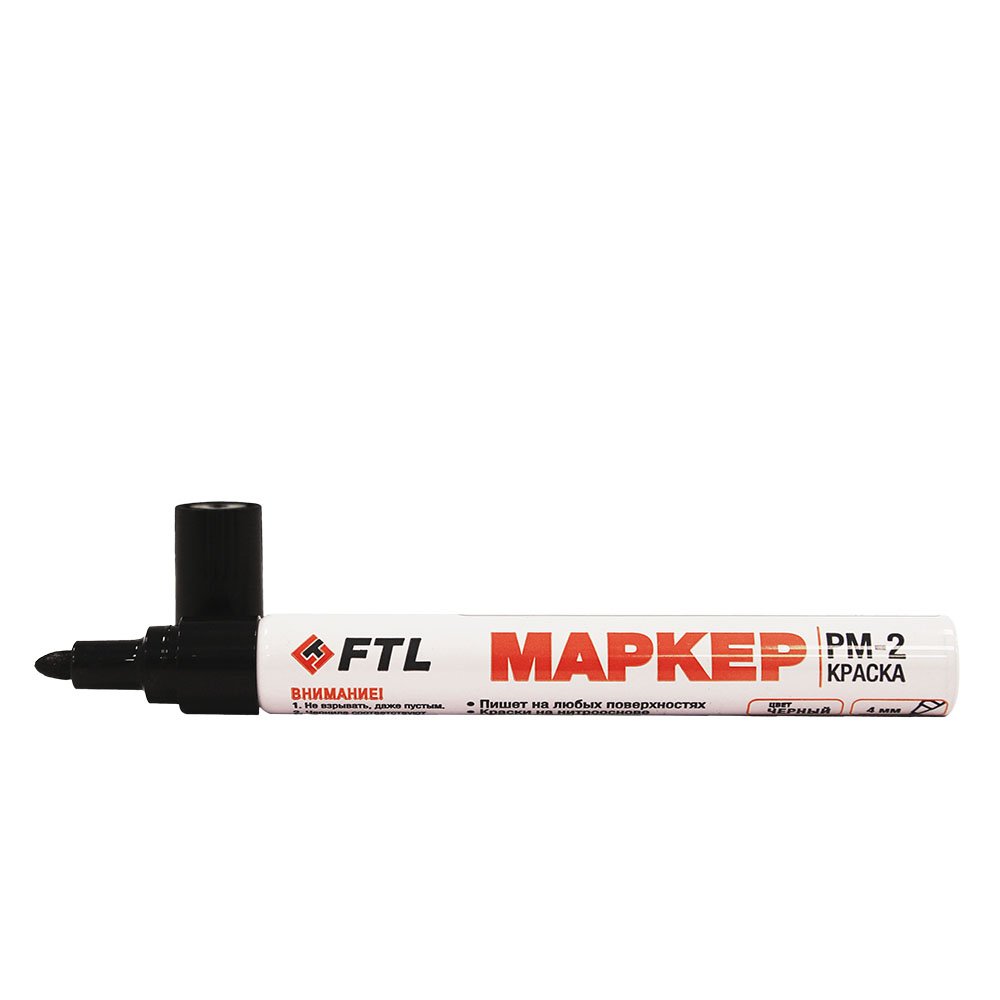 Маркер-краска FTL PM-2 черный, 4 мм 8044