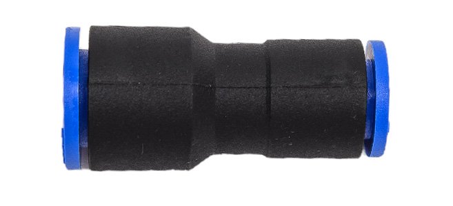 Фитинг цанговый прямой переходной пластиковый 10 мм на 8 мм CDC Pneumatics PG 1008N