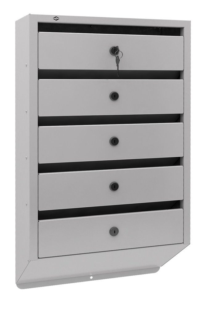 Почтовый ящик FerrumFormat Оптима Люкс 5 серый 4620065511103