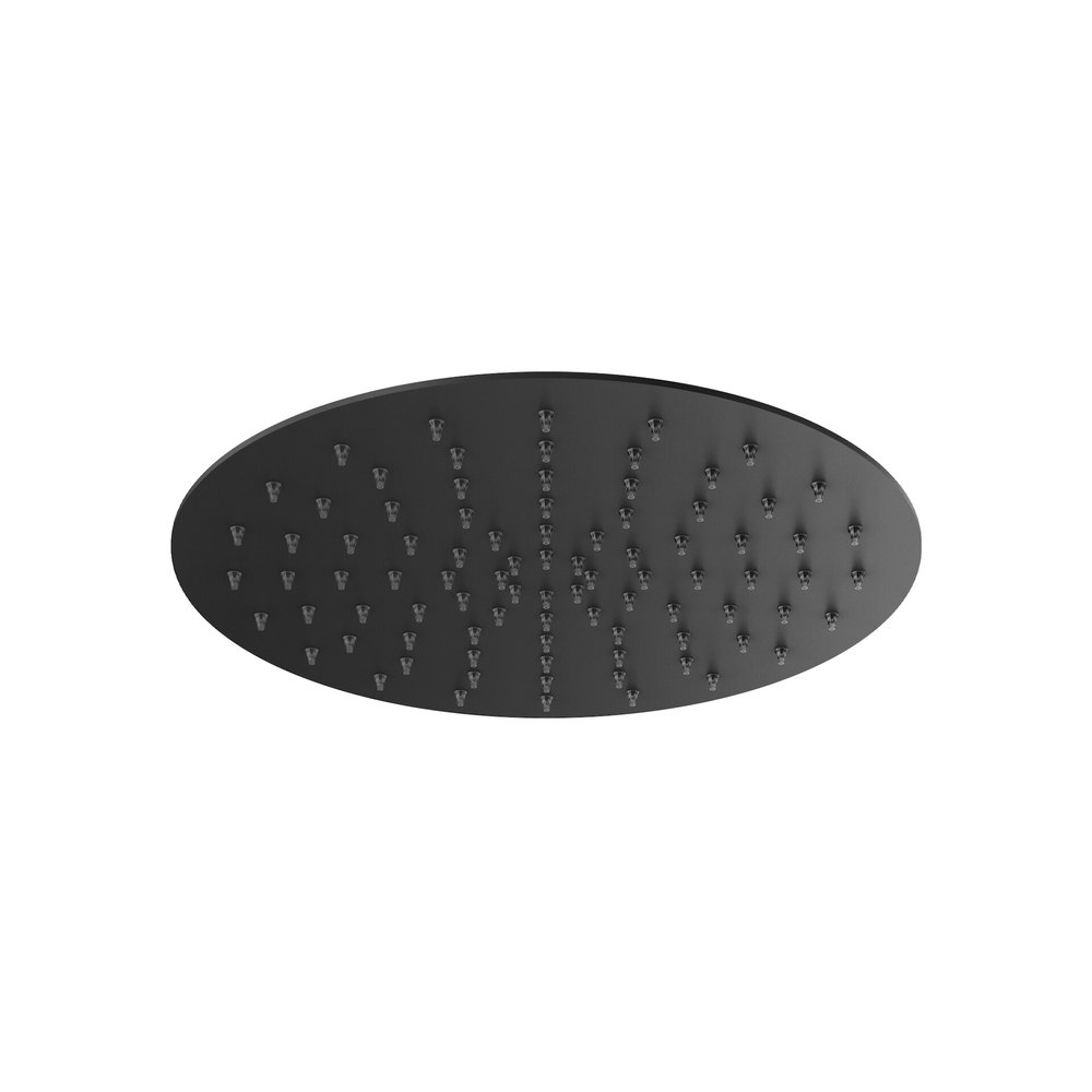 Верхний душ Plumberia Selection SHOWER круглый 250мм, черный матовый SAT3174NO