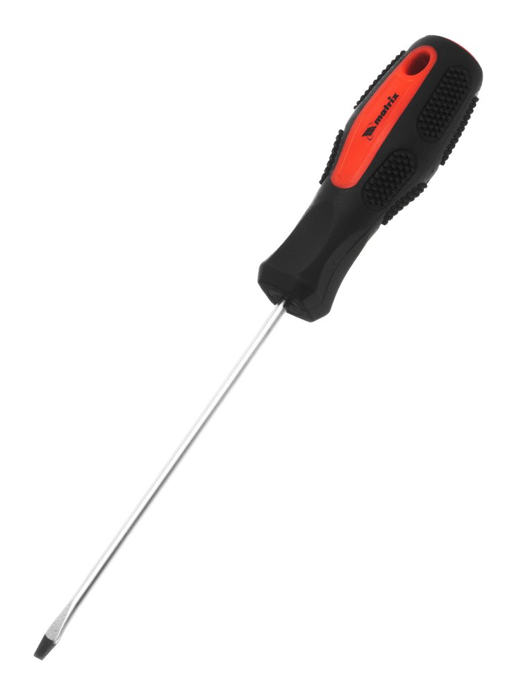 Отвертка MATRIX Anti-Slip, SL3,0x100 мм, CrV, двухкомп. рукоятка// 12208