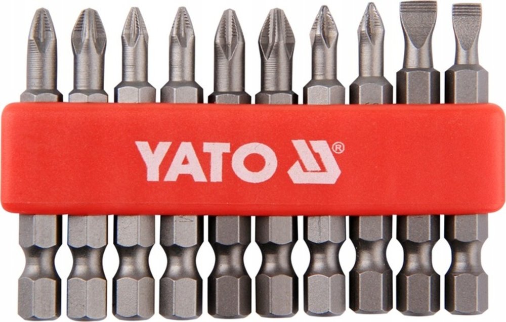 Набор бит YATO крестовых 50мм 10шт. длинных YT-0483 36140483 092 1