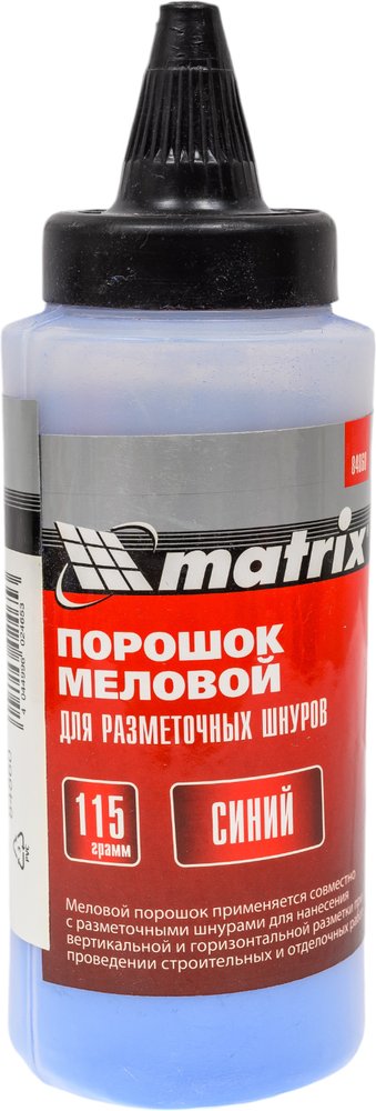 Меловой синий порошок 115 г, для разметочных шнуров MATRIX 84860