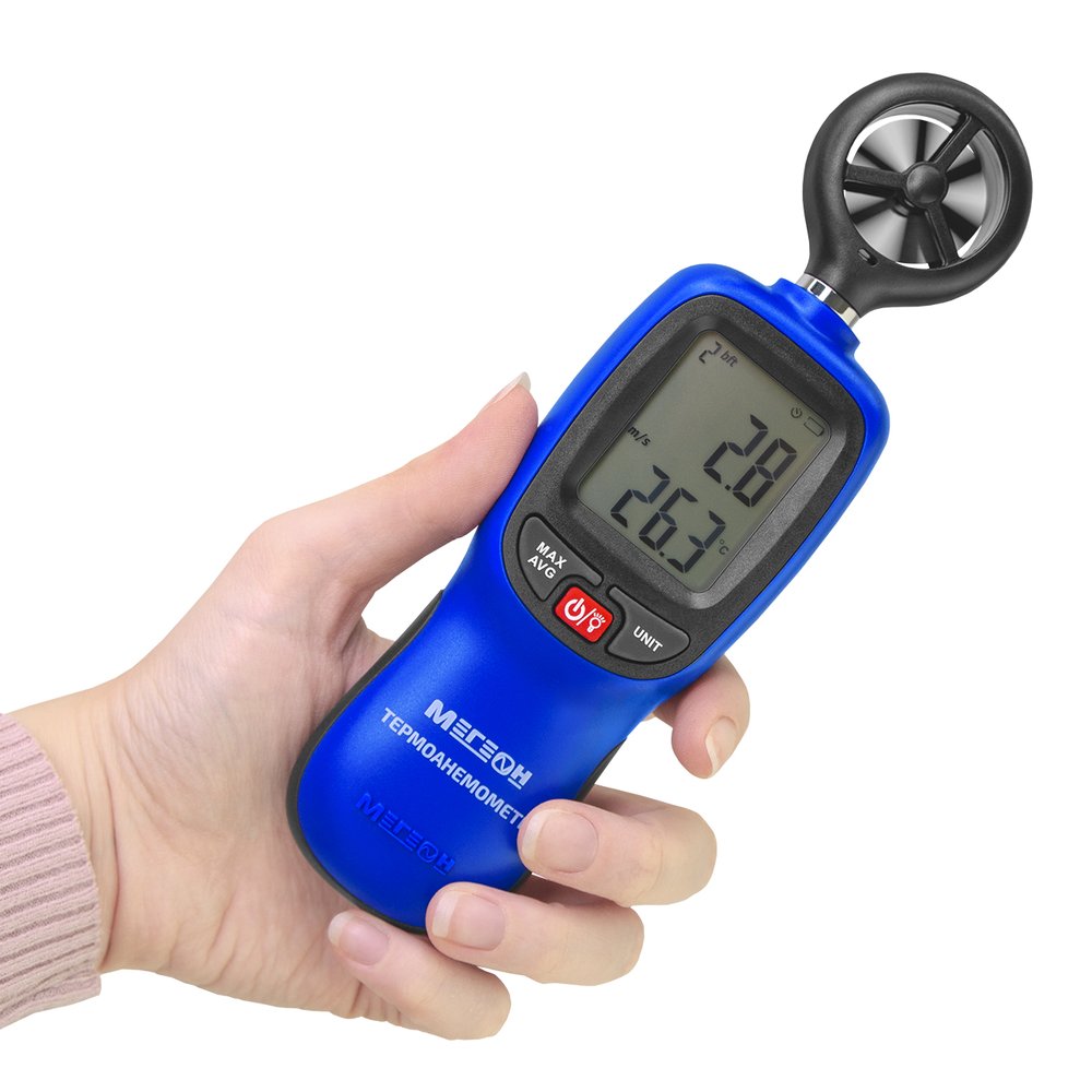 Термоанемометр МЕГЕОН 11012 с Bluetooth, с поверкой к0000401763