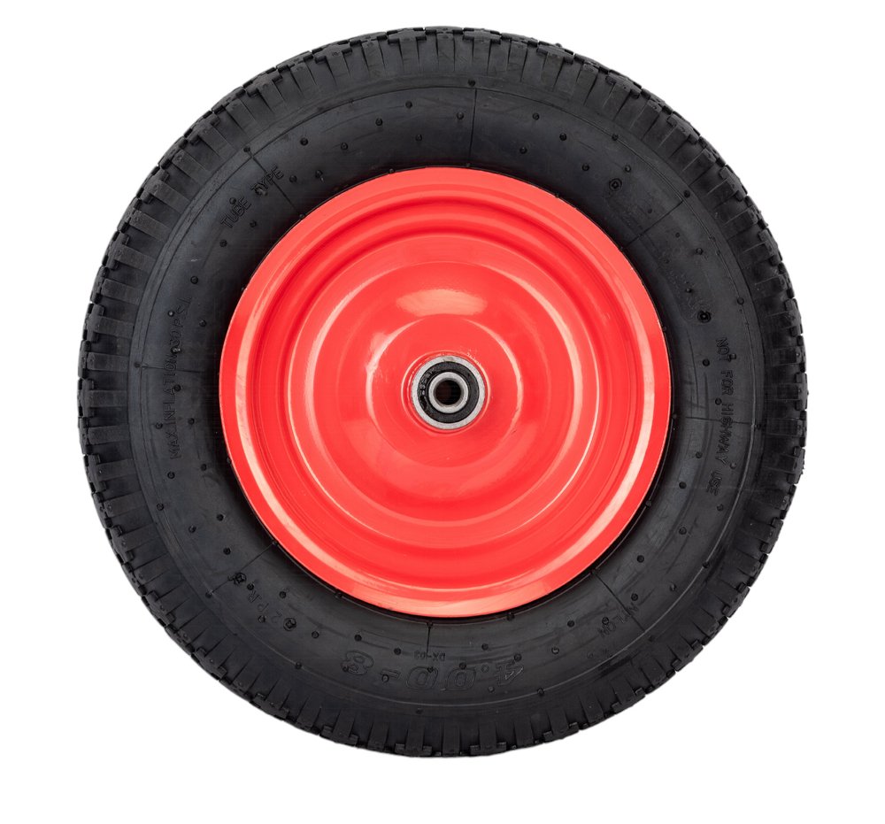Колесо надувное 4.00-8', посадка 12x100 мм для тачки WB6418-1 ECO WB-P207